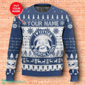 Custom Name Busch Light Titties Funny Ugly Christmas Sweater 3D Design For Men Women