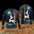 Custom Name Chicago White Sox Cartoon Mouse Couple Christmas 3D Sweater