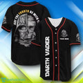 Custom Name Darth Vader May The Fourth Be With You Halloween Baseball Jersey Style Gift