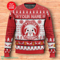 Custom Name Fireball Titties Funny Ugly Christmas Sweater 3D Design For Men Women