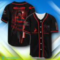 Custom Name Freddy Krueger Nightmare Halloween Baseball Jersey Style Gift