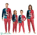 Custom Name Houston Rockets Cartoon Mouse Couple Christmas Matching Pajamas Set