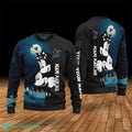 Custom Name Miami Marlins Cartoon Mouse Couple Christmas 3D Sweater