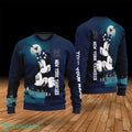 Custom Name New York Yankees Cartoon Mouse Couple Christmas 3D Sweater