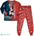 Custom Name St Louis Cardinals Cartoon Mouse Couple Christmas Matching Pajamas Set