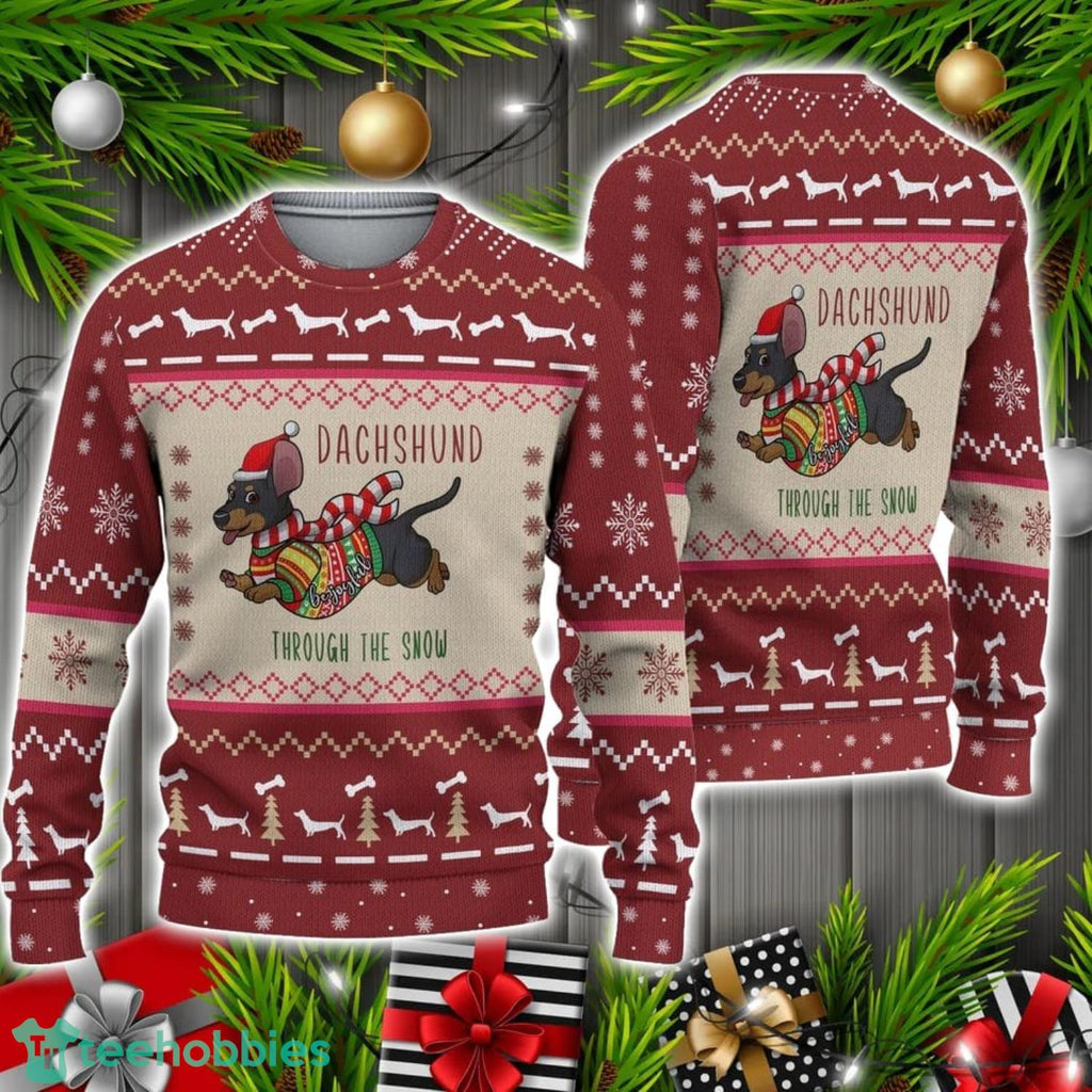 Dachshund Christmas Sweater Christmas Holiday Gift