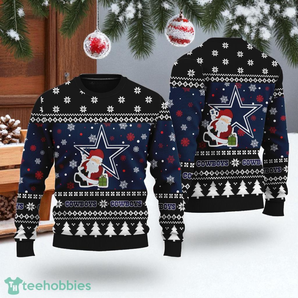 Dallas Cowboys Santa Ugly Sweater Christmas