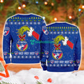 Dallas Fc Grinch Hand Ugly Christmas Sweater 3D