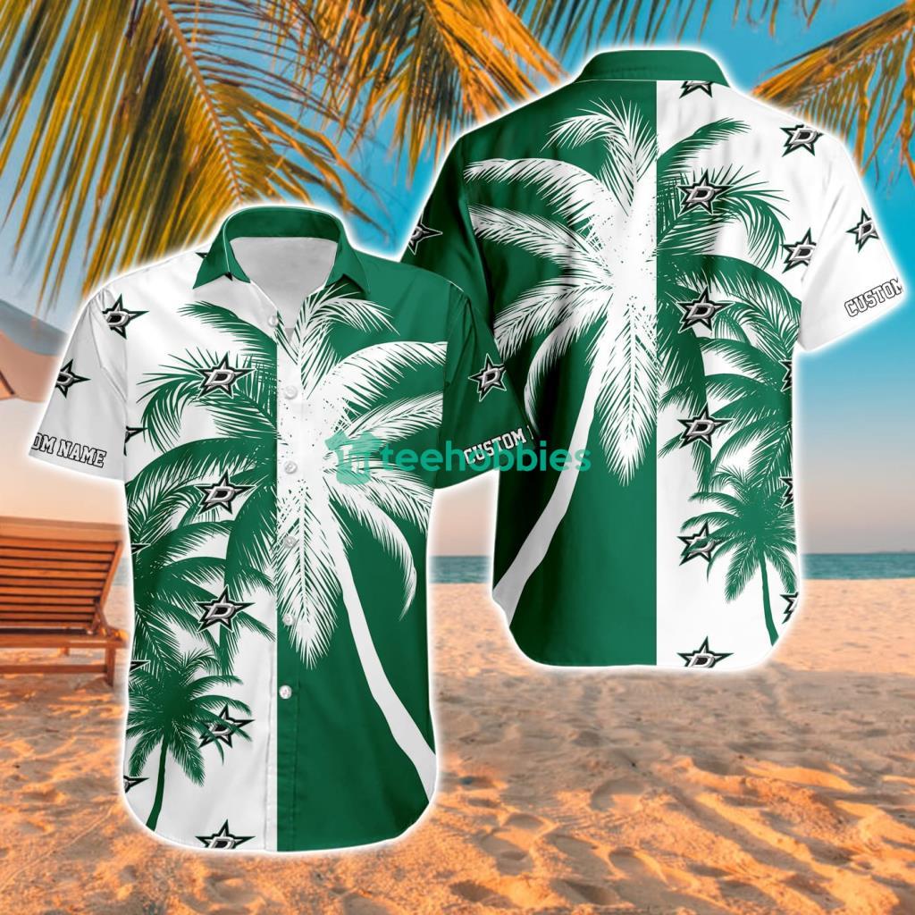 Dallas Stars Aloha Tropical Hawaiian Shirt For Men And Women Custom Name