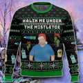 Day Fiance Big Ed Halik Me Under The Mistletoe Ugly 3D Sweater Style Gift