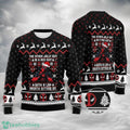 Deadpool Christmas 3D Ugly Sweater For Men And Women