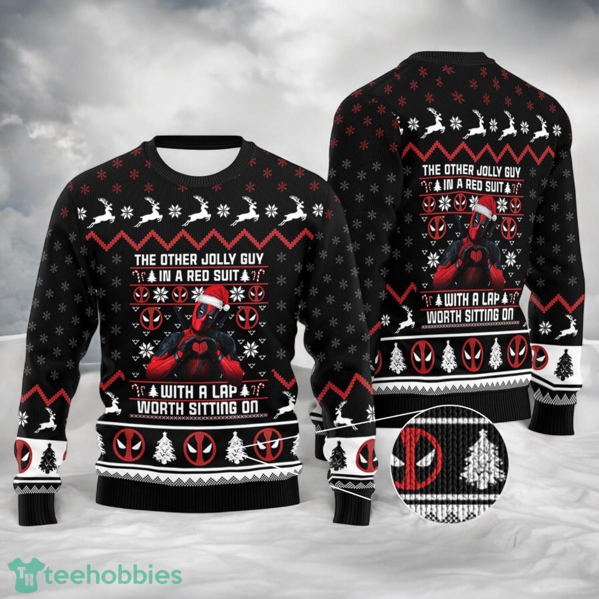 Deadpool Christmas 3D Ugly Sweater For Men And Women