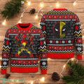 Deadpool X Wolverine Ugly Christmas Sweater Superhero Ugly Christmas Sweater
