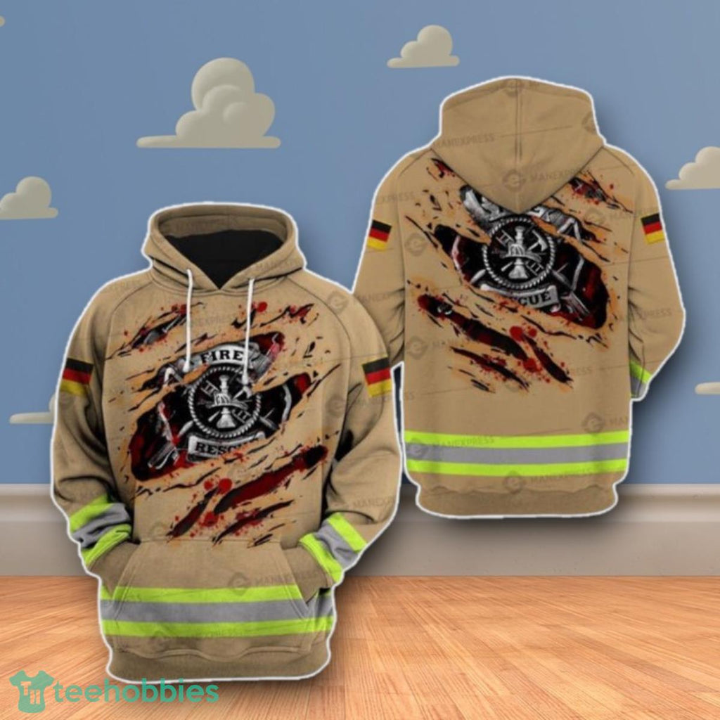 Dh German Firefighter 3D Hoodie Impressive Gift
