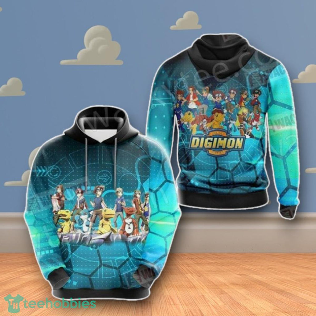 Digimon New Collection 3D Hoodie Impressive Gift