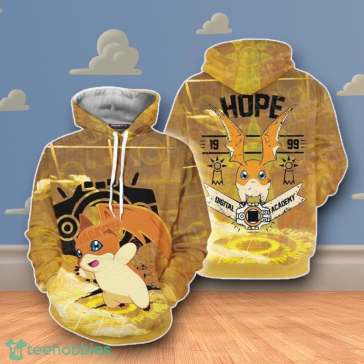 Digimon The Crest Of Hope 3D Hoodie Impressive Gift