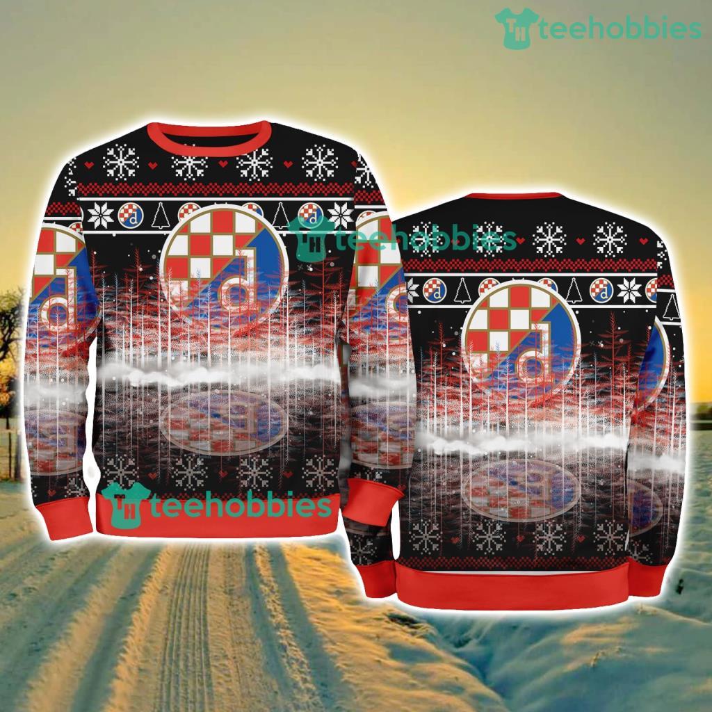Dinamo Zagreb Pine Christmas Ugly Sweater New Style Best Gift For Fans