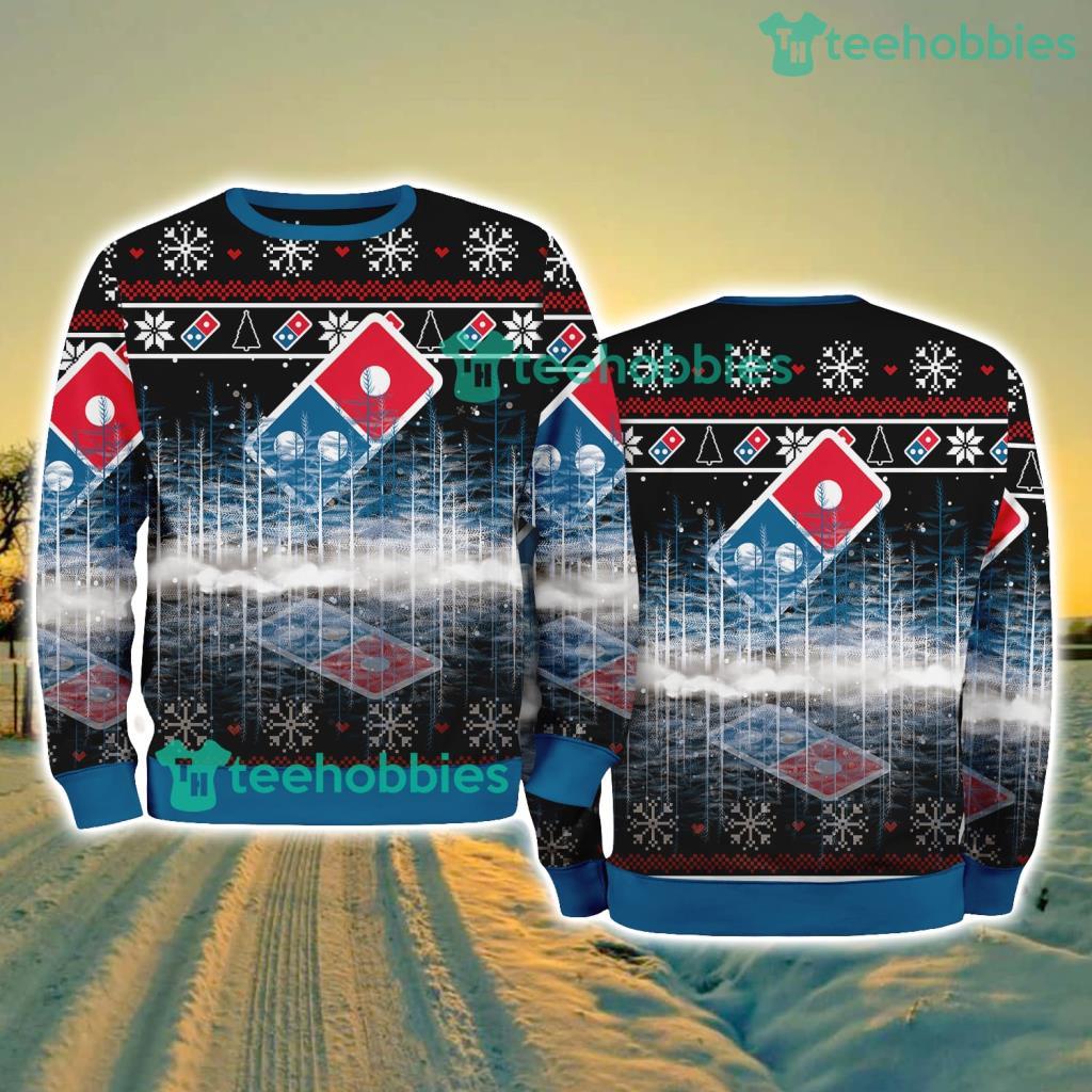 Domino’s Pizza Pine Christmas Ugly Sweater New Style Best Gift For Fans