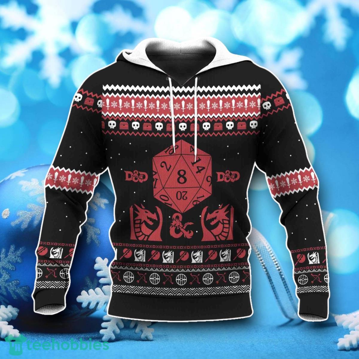 Dungeons And Dragons Ugly Christmas Sweater Unique Gift, Bearded Dragon Ugly Sweater