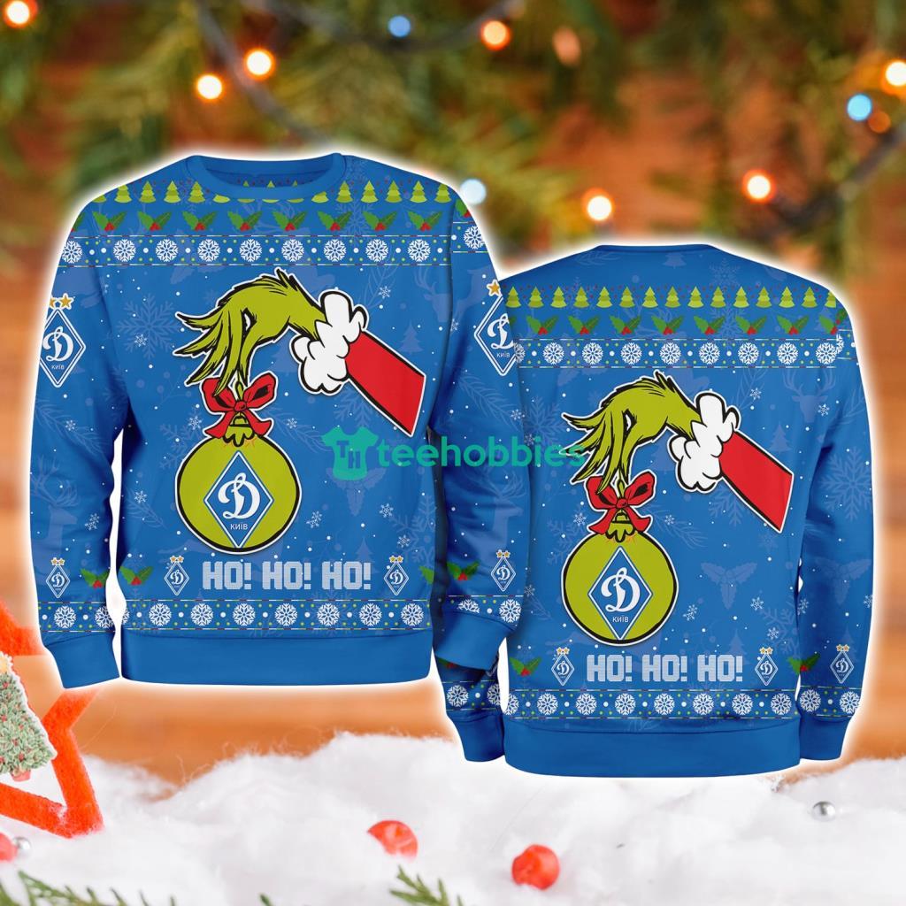 Dynamo Kyiv Grinch Hand Ugly Christmas Sweater 3D
