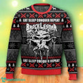 Eat Sleep Conquer Repeat Brock Lesnar Ugly Christmas Sweater For Men Women