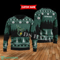 Edmonton Elks Custom Name Merry Xmas Sweater For Soccer Sport Team’s Fans Sweater