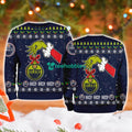 Edmonton Oilers Grinch Hand Ugly Christmas Sweater 3D