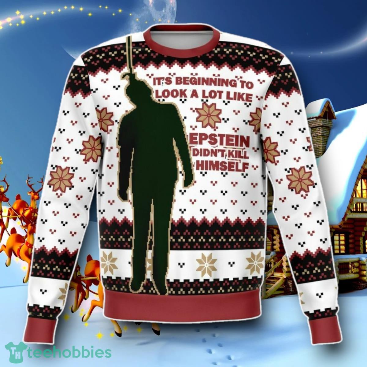 Epstein Didn’t Ugly Christmas 3D Sweater Special Gift Jumper