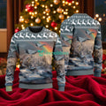 F-15 Eagle American Airlines Christmas House Under The Rainbow Ugly Sweater For You