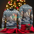F-22 Raptor American Airlines Christmas House Under The Rainbow Ugly Sweater For You