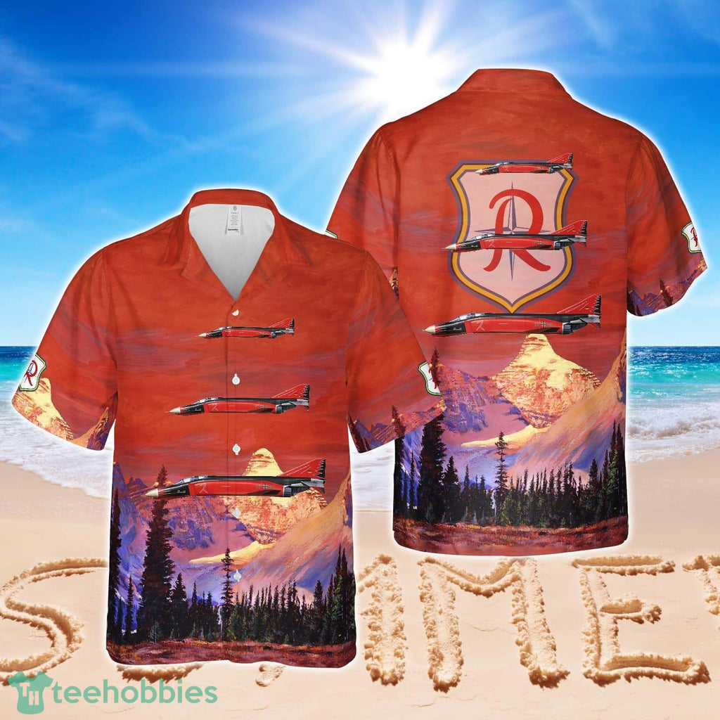 F-4F Phantom II, 40 Jahre Jagdgeschwader 71 (JG 71) Richthofen, 37+86, Luftwaffe Wittmundhafen Air Base, 2013 Hawaiian Shirt Beach Summer Shirt