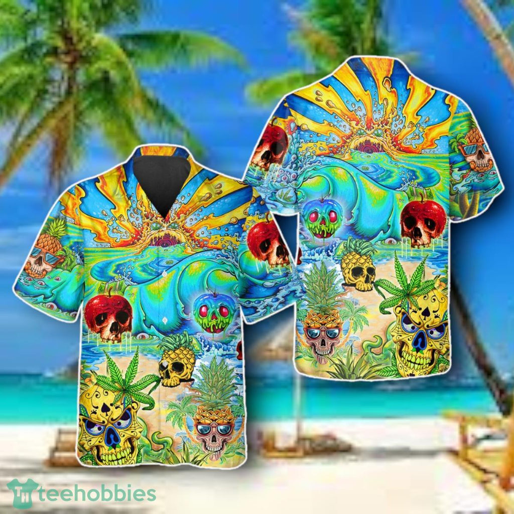 Fabulous Skull Hawaiian Shirt Style Gift