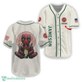 Fans Personalized Jameson Time with Deadpool Button Jersey For Men Women