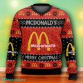 Fast Food McDonald’s Ugly Christmas Sweater For Men Women