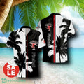 Fireball Cinnamon Whisky Palm Tree Combo Hawaiian Shirt & Shorts For Men Women