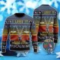 Fishing I Love It Ugly Christmas Sweater Unique Gift For Men Women