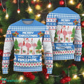 Flamingo Ugly Christmas Sweater Merry Christmas Bird Xmas Sweater