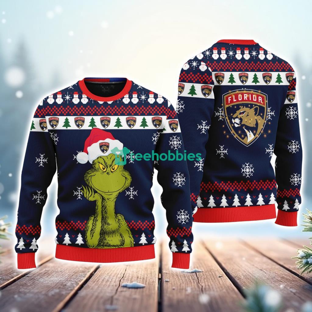 Florida Panthers The Grinch Funny Merry Christmas Uglly Sweater 3D New Trend