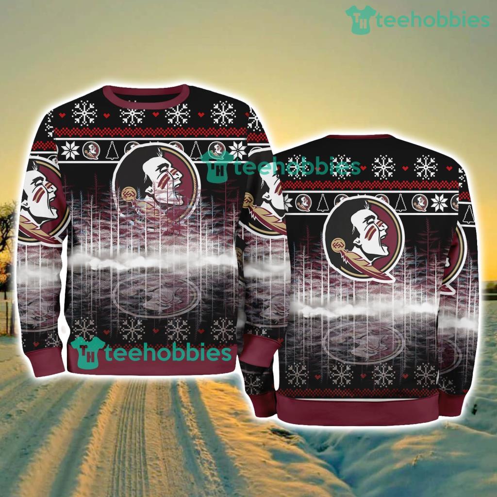 Florida State Seminoles NCAA Pine Christmas Ugly Sweater New Style Best Gift For Fans