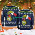 France National Football Grinch Hand Ugly Christmas Sweater 3D