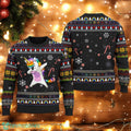 Funny Animal 3D All Over Printed T-Sweater Snowflakes Ugly Christmas Sweater Fan Gift
