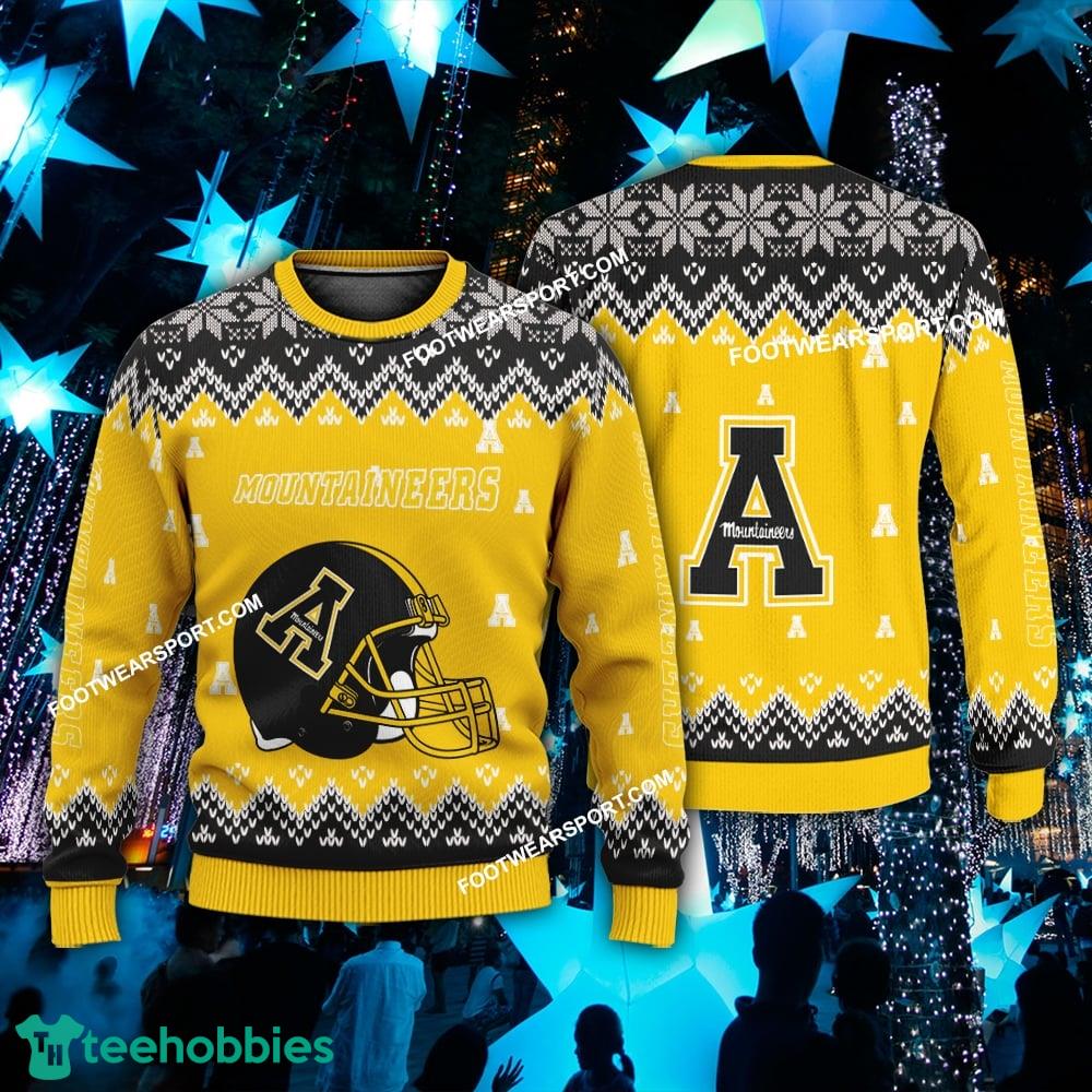 Funny Helmet Appalachian State Mountaineers Christmas Sweater Gift For Adult