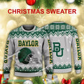 Funny Helmet Baylor Bears Christmas 3D Sweater For Men Women