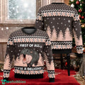 Funny Hippo Ugly Christmas Sweater Cute Animal Holiday Sweater