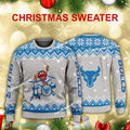 Funny Muppets Play Drums Buffalo Bulls Christmas Sweater For Men Women