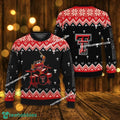 Funny Muppets Play Drums Texas Tech Red Raiders Christmas Sweater Gift Holidays