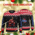 Funny Muppets Play Drums Tulsa Golden Hurricane Christmas 3D Sweater For Men Women