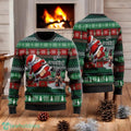 Funny Naughty Santa Get Crackin’ Ugly Christmas Sweater Adult Humor Holiday All Over Print 3D Sweater