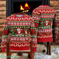 Funny Santa Dab Christmas Sweater Elf & Reindeer Ugly Xmas