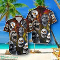 Funny Tropical Skull Hawaiian Shirt Style Gift For Men Women